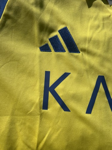 JP0459 Men’s XL Adidas Cristiano Ronaldo Al Nassr FC '24/25 Home Soccer Jersey - Picture 2 of 16