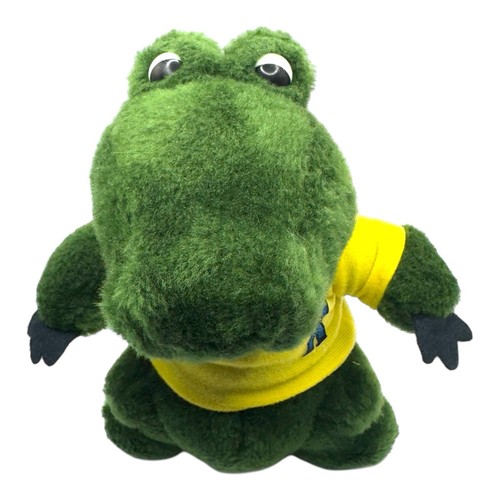 De colección Le Harve Peluche Caimán 10” Izod Lacoste Humano Preppy Parodia Taiwán Años 80 - Imagen 2 de 13