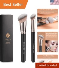 Foundation Contour Brush Set, 2PCS Angled Synthetic Kabuki Brush for Blending...
