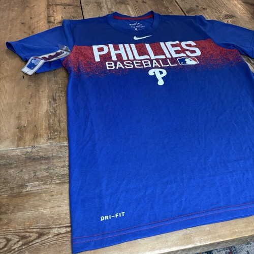 NWT Nike Philadelphia Phillies Authentic Legend Team Issued T-Shirt Men’s Medium - Picture 2 of 11