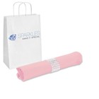 50 pcs 20"x20" inch Polyester Cloth Napkin - Pink - w/ Rings Wedding Linen mg