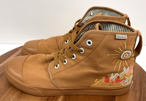 Bangs Sunrise Mountain Hightop Shoes Size Men 7 Women 8.5 - Picture 1 of 16