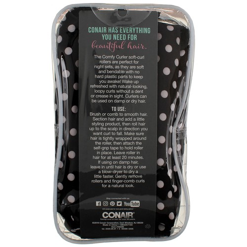 4er Pack Conair Comfy Lockenwickler, 8 Ct - Bild 2 von 2