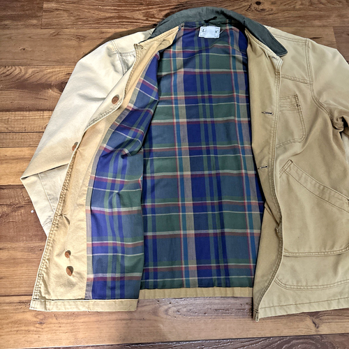LL Bean Denim Barn Coat Vintage Men’s Vintage Freeport Maine Chore Jacket - Picture 9 of 9