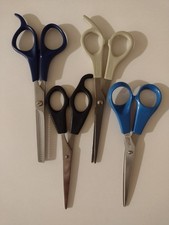 Lot  4 Barber/Stylist/Groomer Scissors Rex Cutlery Goody Wahl Stainless Steel