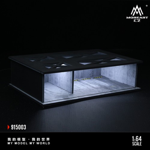 Diorama 1/64 Diecast Garage Model LED Underground Parking Lot Model Display Case - Picture 48 of 62