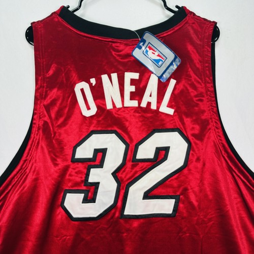 Camiseta deportiva de baloncesto Shaquille O'Neal Miami Heat para hombre 2XL 56 NBA Reebok #32 SHAQ NUEVA CON ETIQUETAS - Imagen 8 de 10