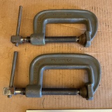 Wilton 104 C-Clamp 4" Steel Extra Heavy Duty 10000 Lb. - Set of 2 -C