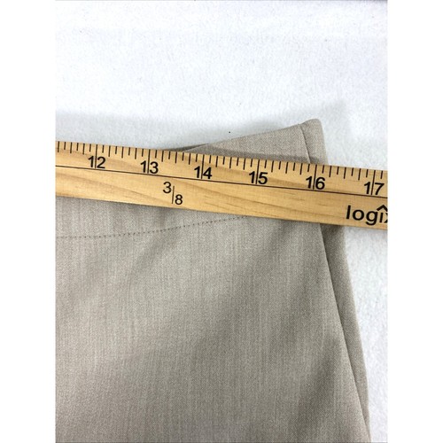 Pantaloni donna J.Jill taglia 12 beige tortora maglia dritta elasticizzati pantaloni eleganti - Foto 7 di 11