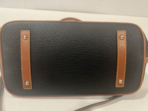 Dooney and Bourke große Tasche aus genarbtem Leder mit Reißverschluss - Bild 10 von 18