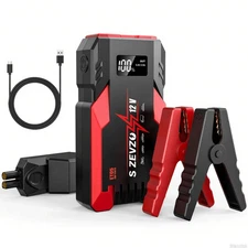 8000 MAH Car Jump Starter Booster Power Bank Battery Pack Portable Jump Starter