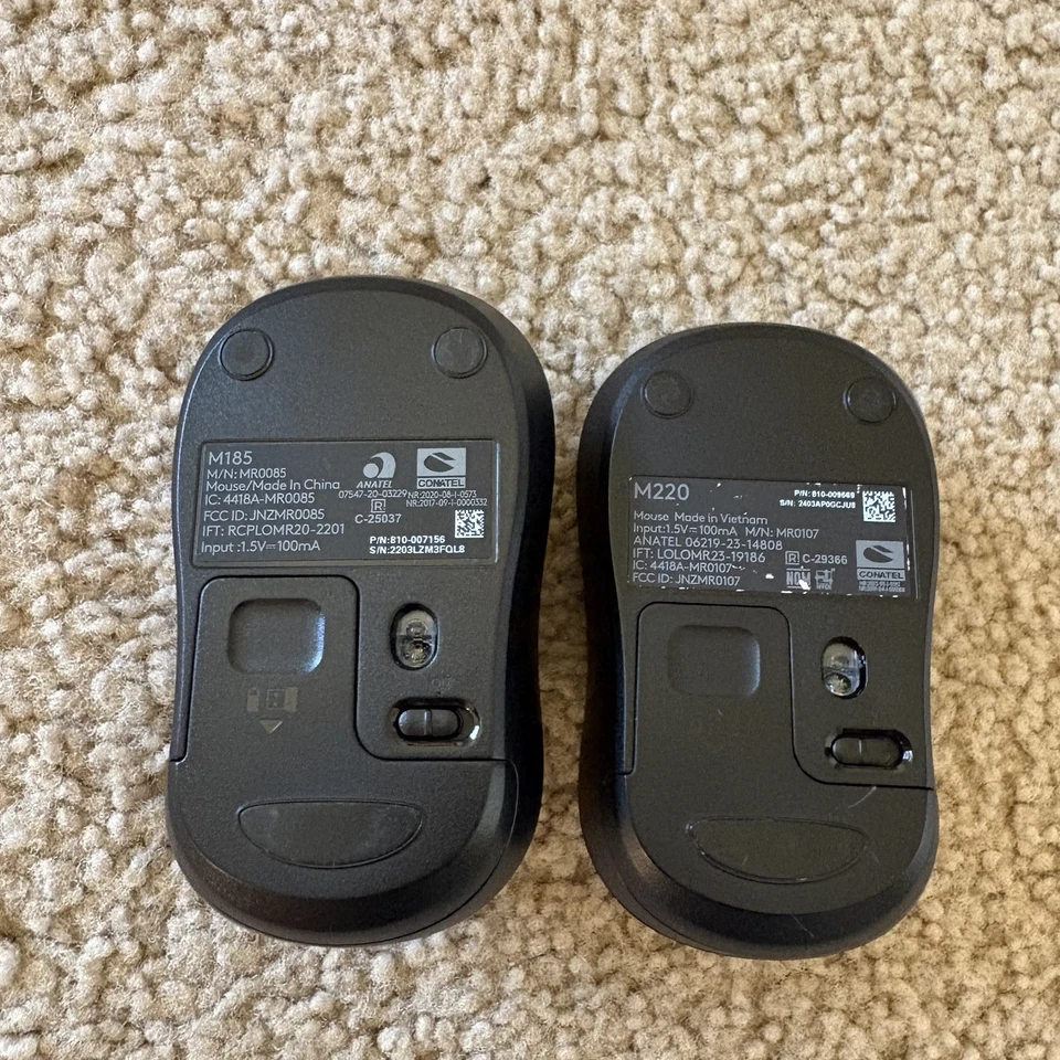 Lote Mixto de 11 Ratones Inalámbricos sin Receptor Unificador Envío Gratis Foto 2 de 4