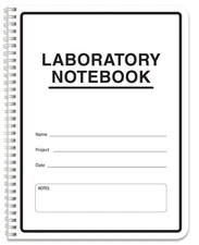 Carbonless Lab Notebook - 100 Sets, 200 Sheets, 8.5 x 11, Wire-O Bound