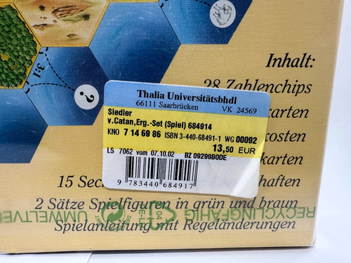CATAN Starter Set Kosmos - Die Siedler von Catan New Sealed - Bild 12 von 12