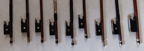 8 Old Violin Bows (4/4) + 1 Old Cello Bow (4/4) - Imagen 3 de 4