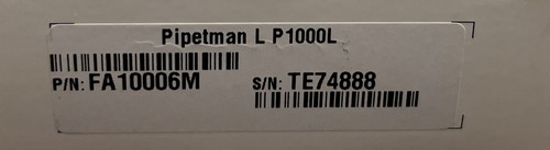 Gilson Pipetman L P 1000L FA 1006M Einkanal NEU IM KARTON - Bild 5 von 5