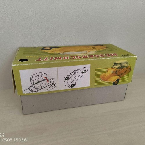 Vintage BANDAI Tin Car Messerschmitt Green 20cm Copy Box Japan - Picture 18 of 18