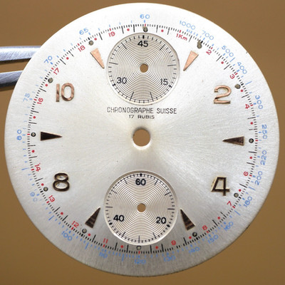 Venus 170 Zifferblatt - Schweizer Chronograph Ø32mm [NOS] Watch Dial