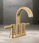 Delta 25855LF CZ Bathroom Sink Faucet Centerset Champagne Bronze