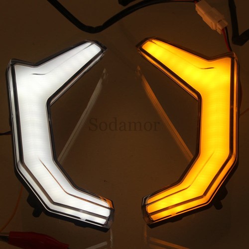 UTV Front LED Fang Accent Light Kit For Polaris RZR 4 900 2015-2020/RZR XP 1000 - Picture 13 of 26