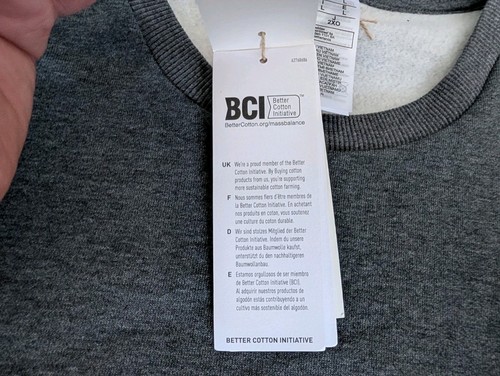 Adidas Men's Essentials 3 Stripes Fleece Logo Crew Neck Sweatshirt Gray L NWT - Picture 3 of 15