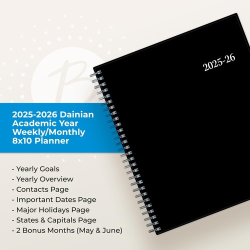 2025-2026 Weekly and Monthly Academic Year Planner Calendar, July 2025 - June... - Picture 4 of 9