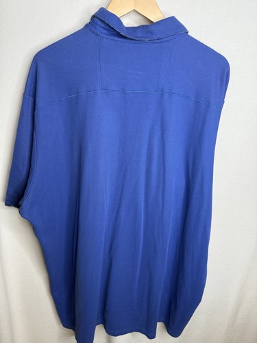 TOMMY BAHAMA Islandzone Men's 3XLT Blue Polo Short Sleeve Shirt Stain - Picture 3 of 11