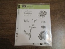 STAMPIN UP FIELD FLOWERS NOT IN ORIGINAL CASE UNUSED