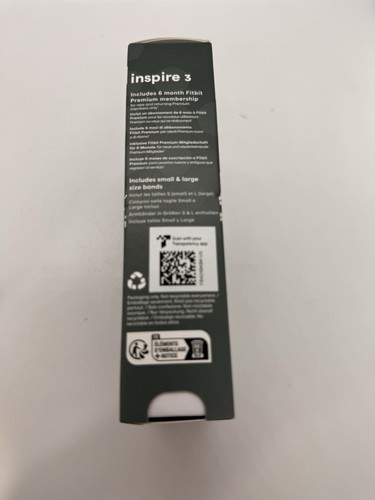 Fitbit Inspire 3 | Heart Rate Monitor | Health & Fitness Tracker | Authentic - Picture 2 of 3