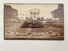 antique PHOTOGRAPH washington dc WHITE HOUSE 8.5"x5.25" jarvis