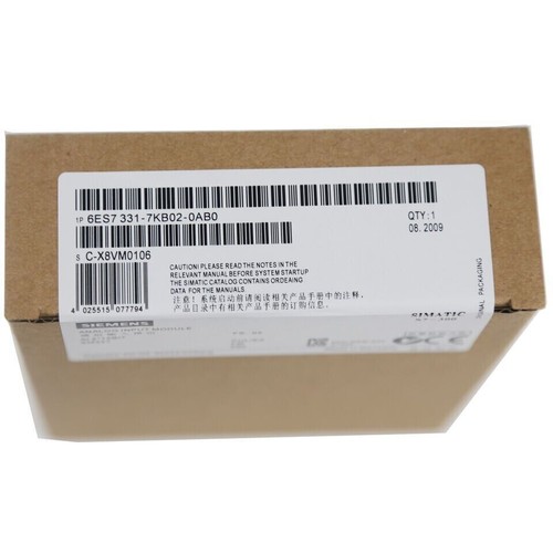 6ES7331-7KB02-0AB0 1PCS NEW SIEMENS ANALOG INPUT MODULE 6ES7331-7KB02-0AB0 - Picture 1 of 2