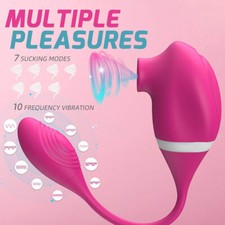 Oral Sex Clit Sucking G-spot Vibrator Dildo Nipple Sucker Stimulator for Women