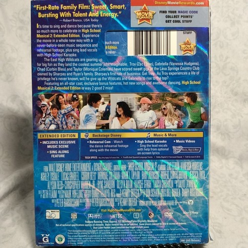 High School Musical 2 (DVD, 2007) Extended Edition SWB Combined Shipping - Picture 2 of 2