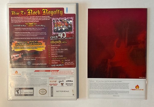 Guitar Hero: Aerosmith (Nintendo Wii, 2008) komplett in Box mit Handbuch CIB - Bild 2 von 2