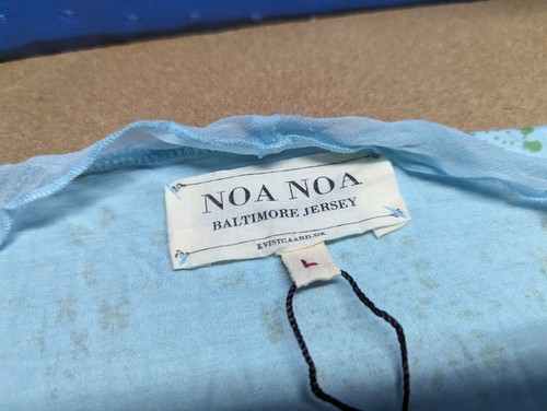 NOA NOA Baltimore Jersey Womens Cardigan Top Size L Blue Ladies Large - Picture 3 of 6