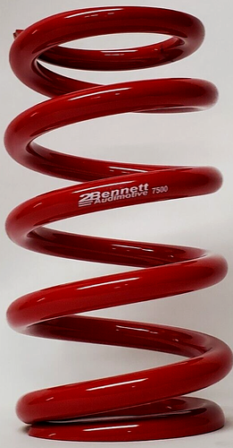 New 2Bennett Audimotive Original Coilover Suspension Spring 7x500 Coil - Bild 4 von 4