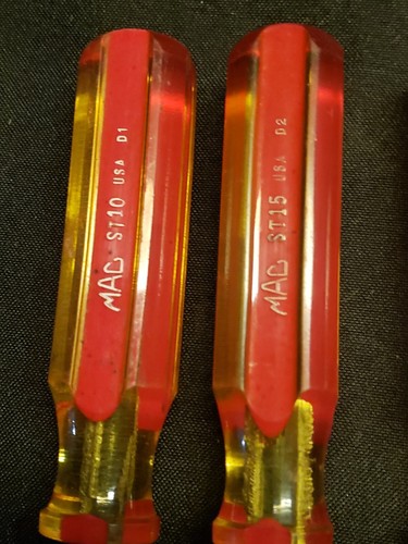 Juego de destornilladores Torx de mango duro Mac Tools 6 piezas ST10 ST15 ST20 ST25 ST27 ST30 D2 - Imagen 7 de 19