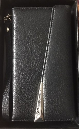 Case-Mate Leather Folio Wristlet Case Cover for iPhone 7 Plus/8 Plus - Black - Picture 3 of 4