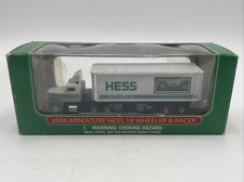 2006 Hess Collectible Mini Miniature Truck 18 Wheeler & Racer NEW in BOX