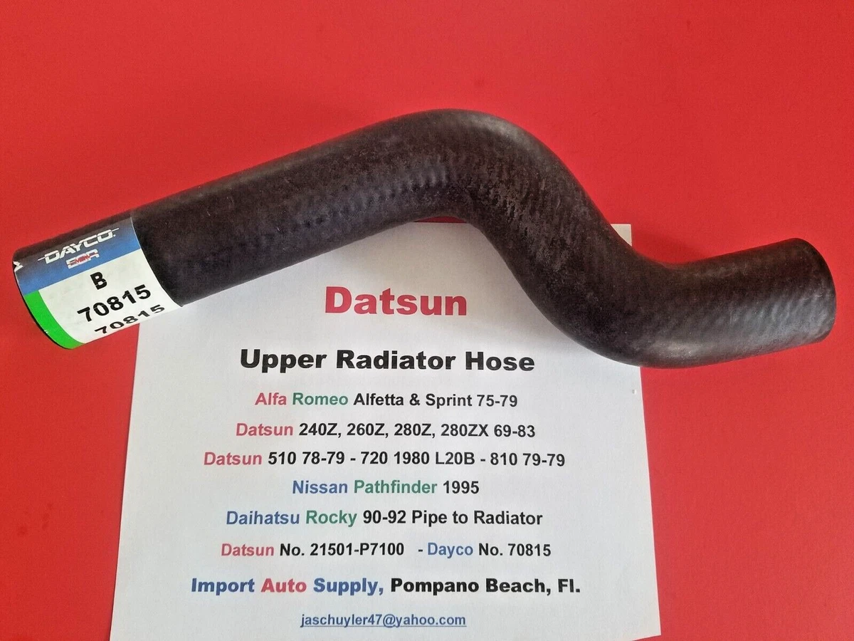 Dayco Rubber Car & Truck Engine Coolant Hoses for sale | eBay