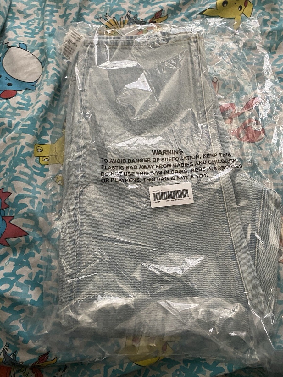 Supreme Baggy Jean Light Washed Indigo Blue Denim FW24 Supreme Baggy Jean Light Washed Indigo Blue Denim FW24