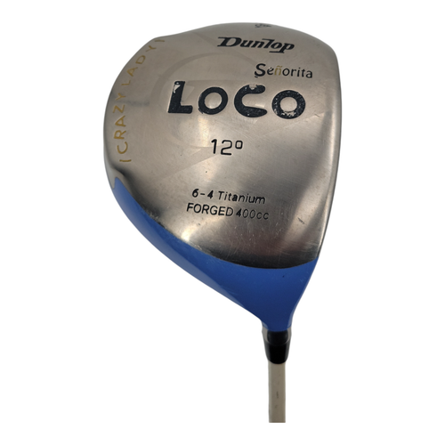 Dunlop Logo Crazy Lady 12° Senorita Titanium 45" Driver Chamois Ladies Golf Club