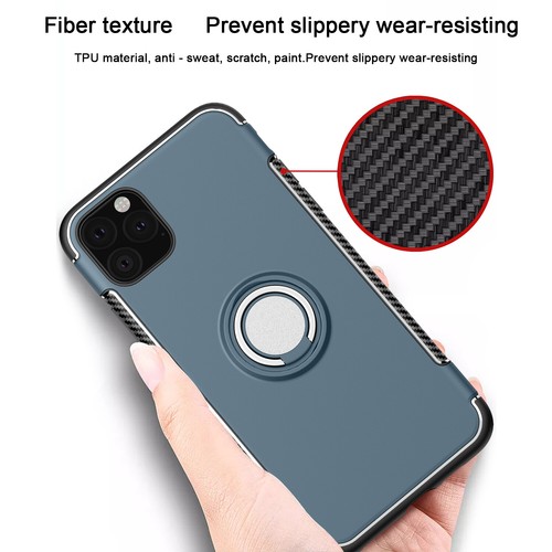 For iPhone X/7/8/8 Plus/11/12/13 Slim Case Magnetic Shockproof Ring Holder Stand - Picture 31 of 33