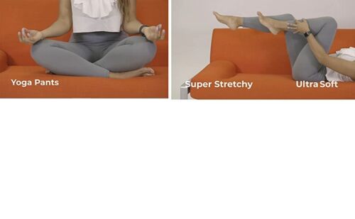 Women's Ultra Soft Stretch High Waisted Leggings Long Workout Yoga Pant Fitness - Picture 7 of 97