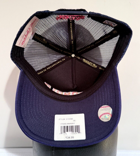 Brand New MLB Washington Nationals Trucker hat Mitchell & Ness adjustable snap - Picture 6 of 6