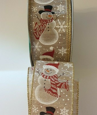 rustic glittered poinsettia craft per metre bows Luxury 2.5/" christmas ribbon