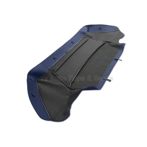 Jaguar XJS Boot Cover 89-93 w/ Sewn-in hardware, Blue German Classic Cloth - Picture 2 of 4