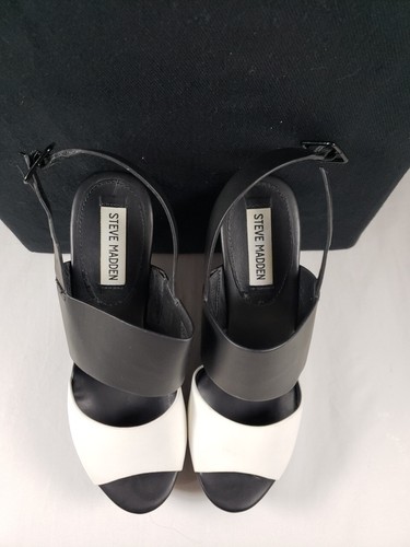 Steve Madden Seemed Wedge Platform Sandals 8 - Picture 10 of 12