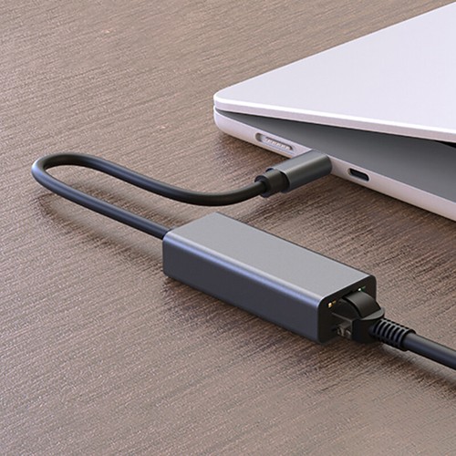 Type-C To RJ45 Lan Network Card 100/1000Mbps Gigabit Plug Play Network Card - Picture 8 of 21