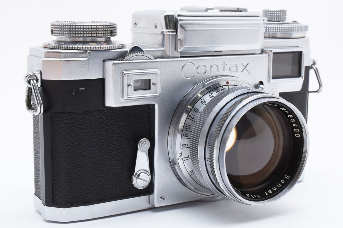 レンズ(単焦点) ZeissIkon Contax IIIa + opton Sonnar 50 Near MINT]Contax Zeiss Ikon IIIa with Zeiss-Opton Sonnar T 50mm F1